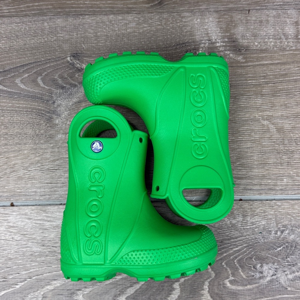 CROCS Kids Green Rain & Snow Boot - Picture 10 of 11
